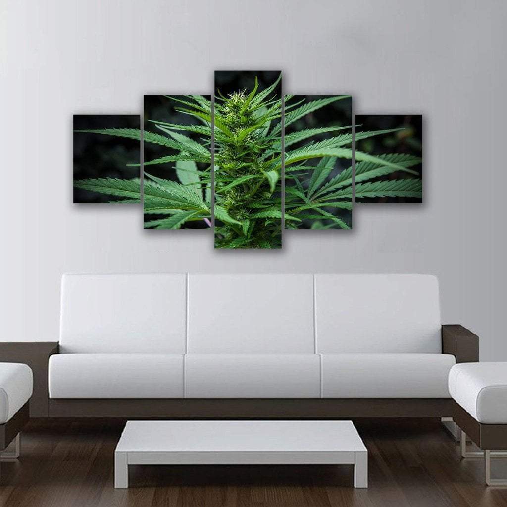 Beautiful Cannabis Nature Canvas Wall Art