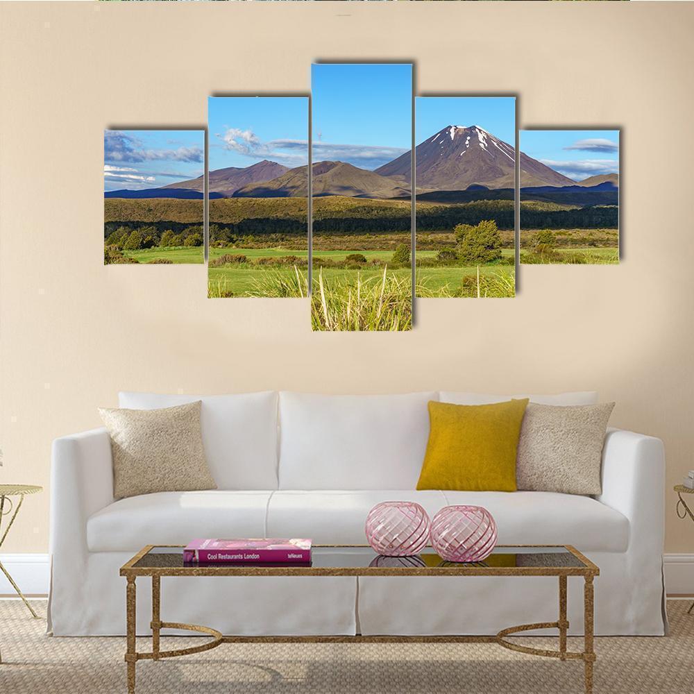 Beautiful Cone Volcano Nature Canvas Wall Art