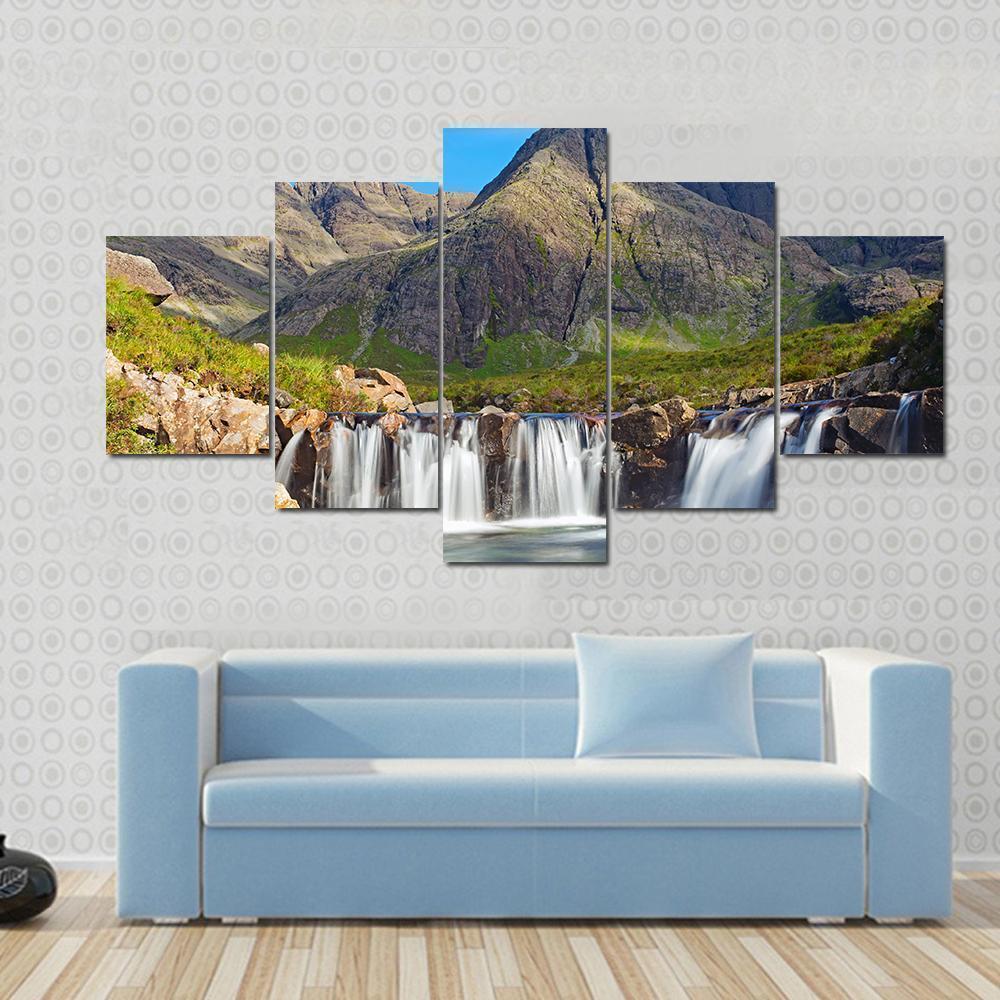 Beautiful Fairy Pools On The Isle Of Skye, Scotland Nature Canvas Wall Art