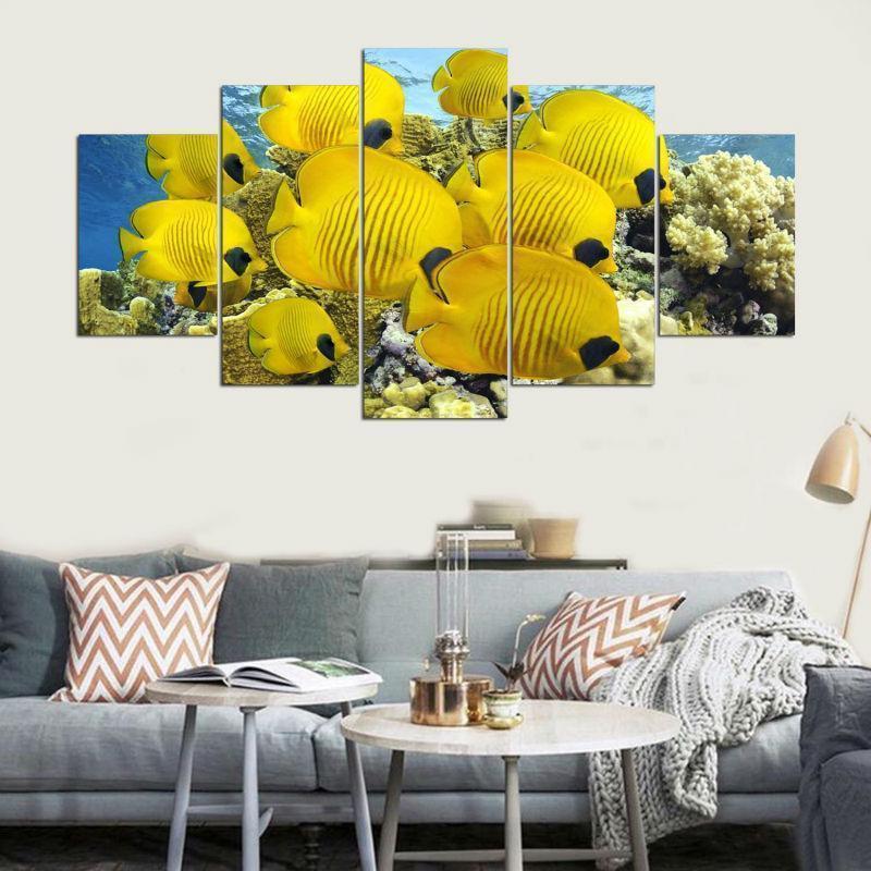 Beautiful Fishes For Animal Canvas Wall Art