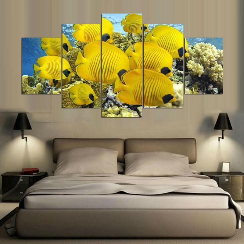Beautiful Fishes For Animal Canvas Wall Art
