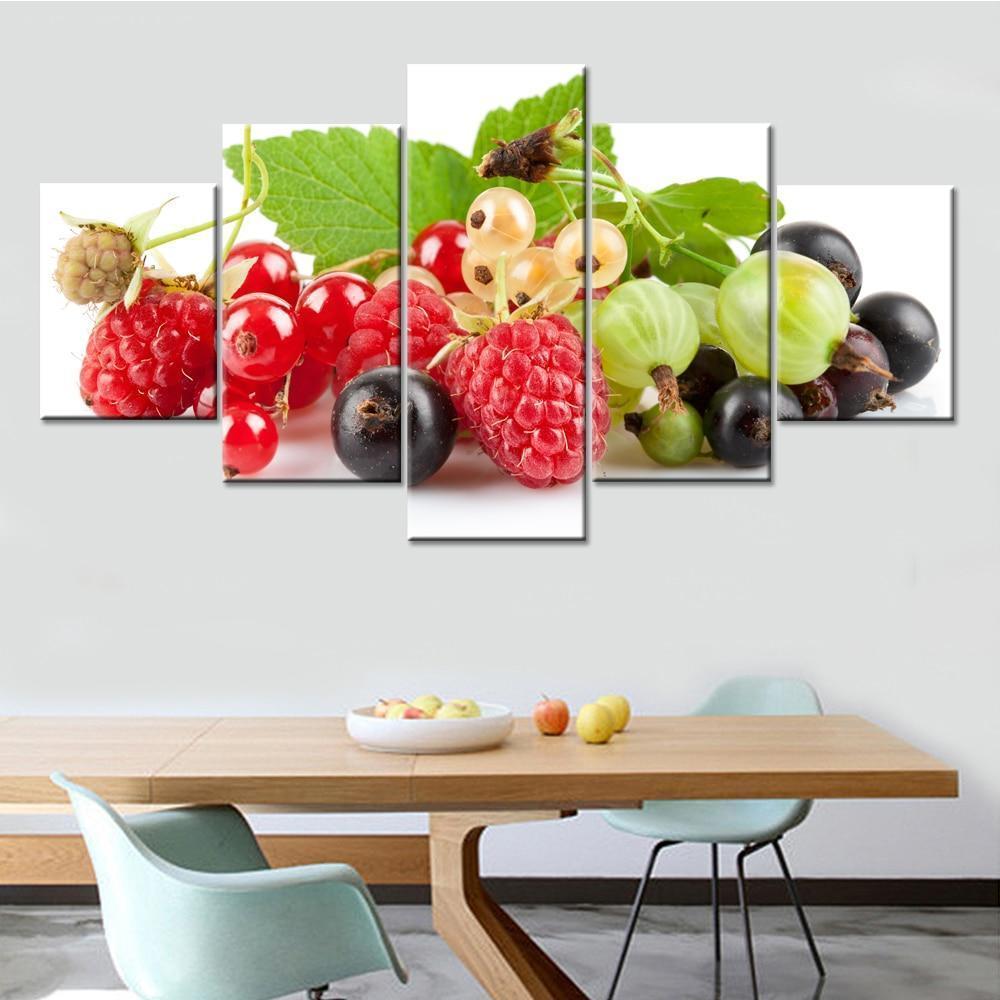 Beautiful Fruit Kitchen Canvas Wall Art
