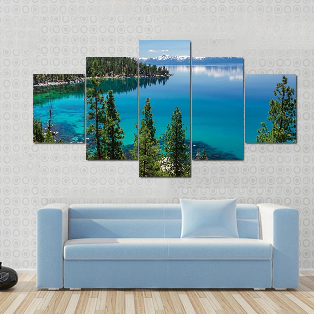 Beautiful Lake Tahoe Nature Canvas Wall Art