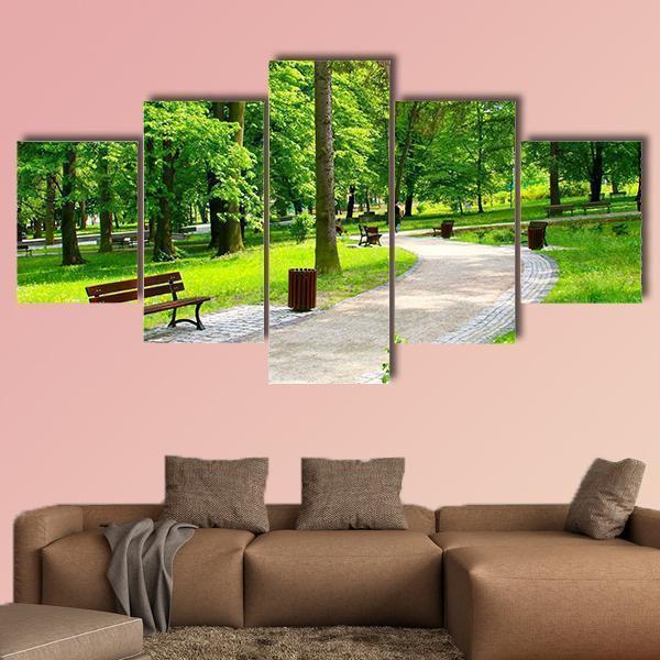 Beautiful Park In Scotland Nature Canvas Wall Art