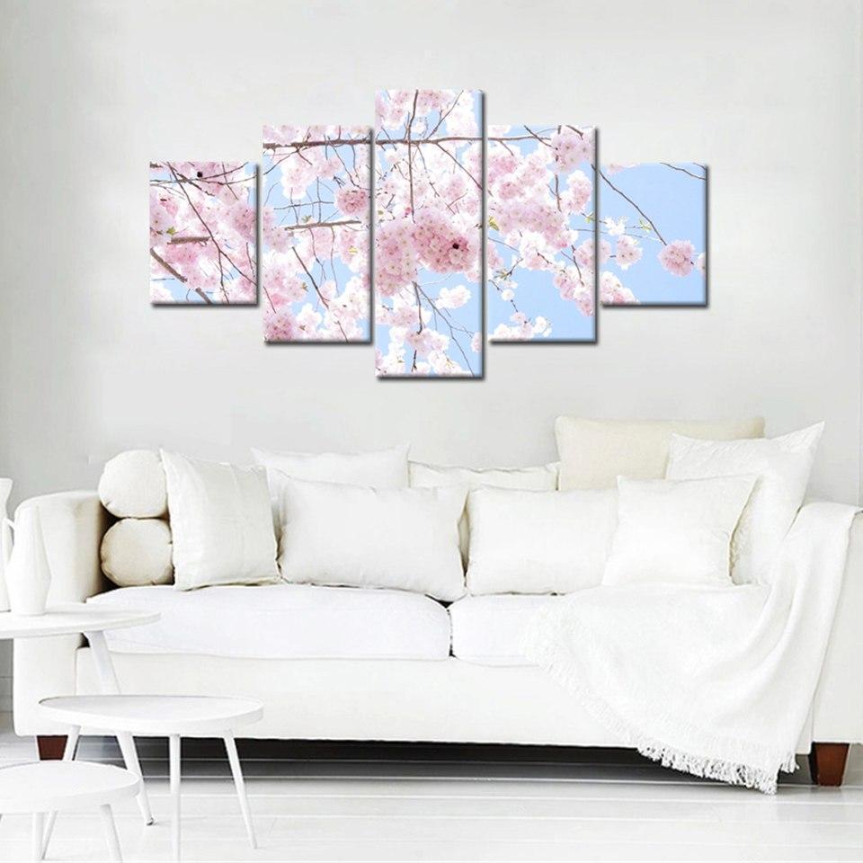 Beautiful Sakura Tree Nature Canvas Wall Art