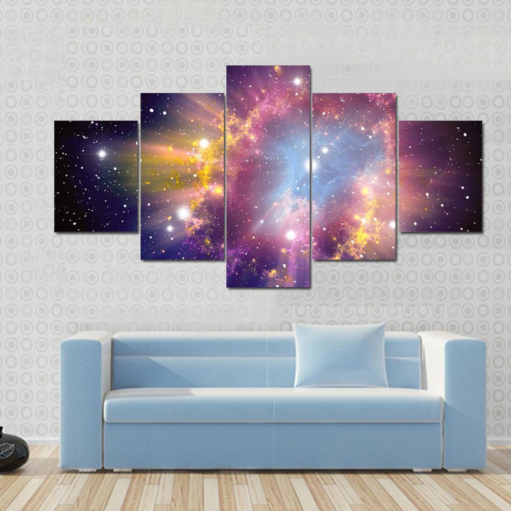 Beautiful Supernova Explosion Space Canvas Wall Art