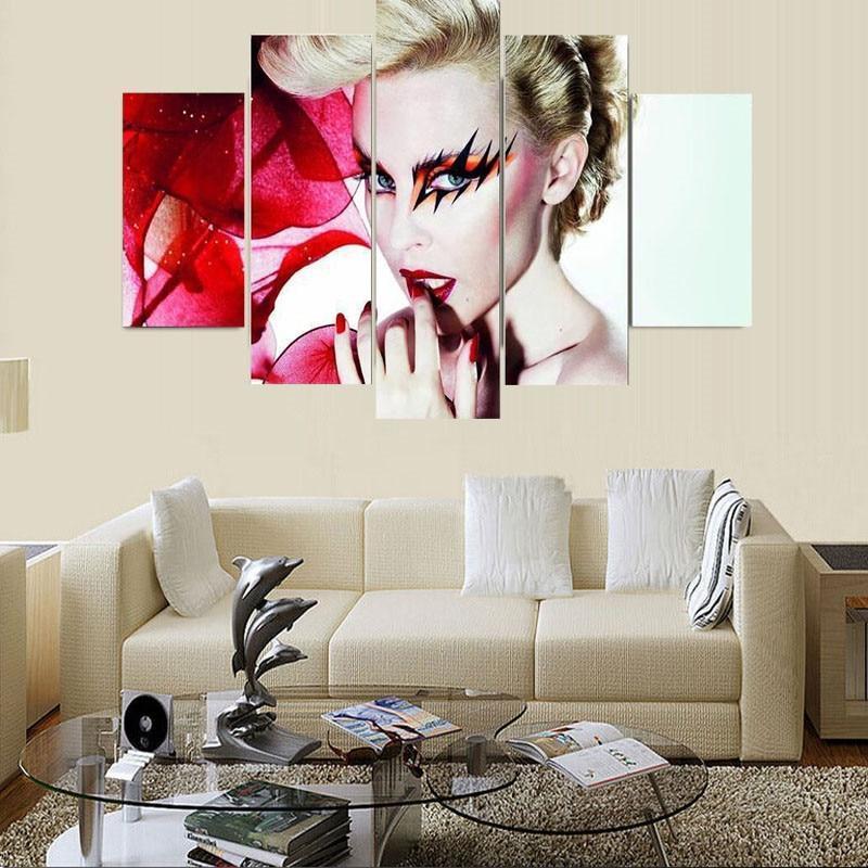 Beautiful Woman 1 Beauty Canvas Wall Art