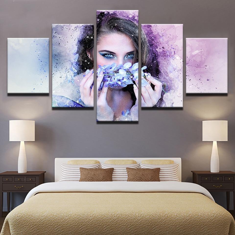 Beautiful Woman 4 Beauty Canvas Wall Art