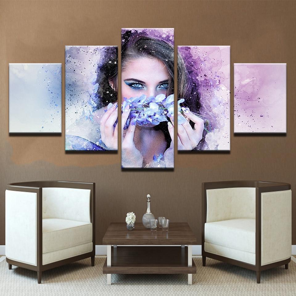 Beautiful Woman 4 Beauty Canvas Wall Art