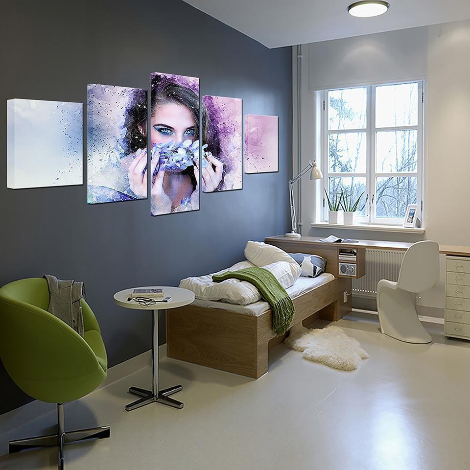 Beautiful Woman 4 Beauty Canvas Wall Art