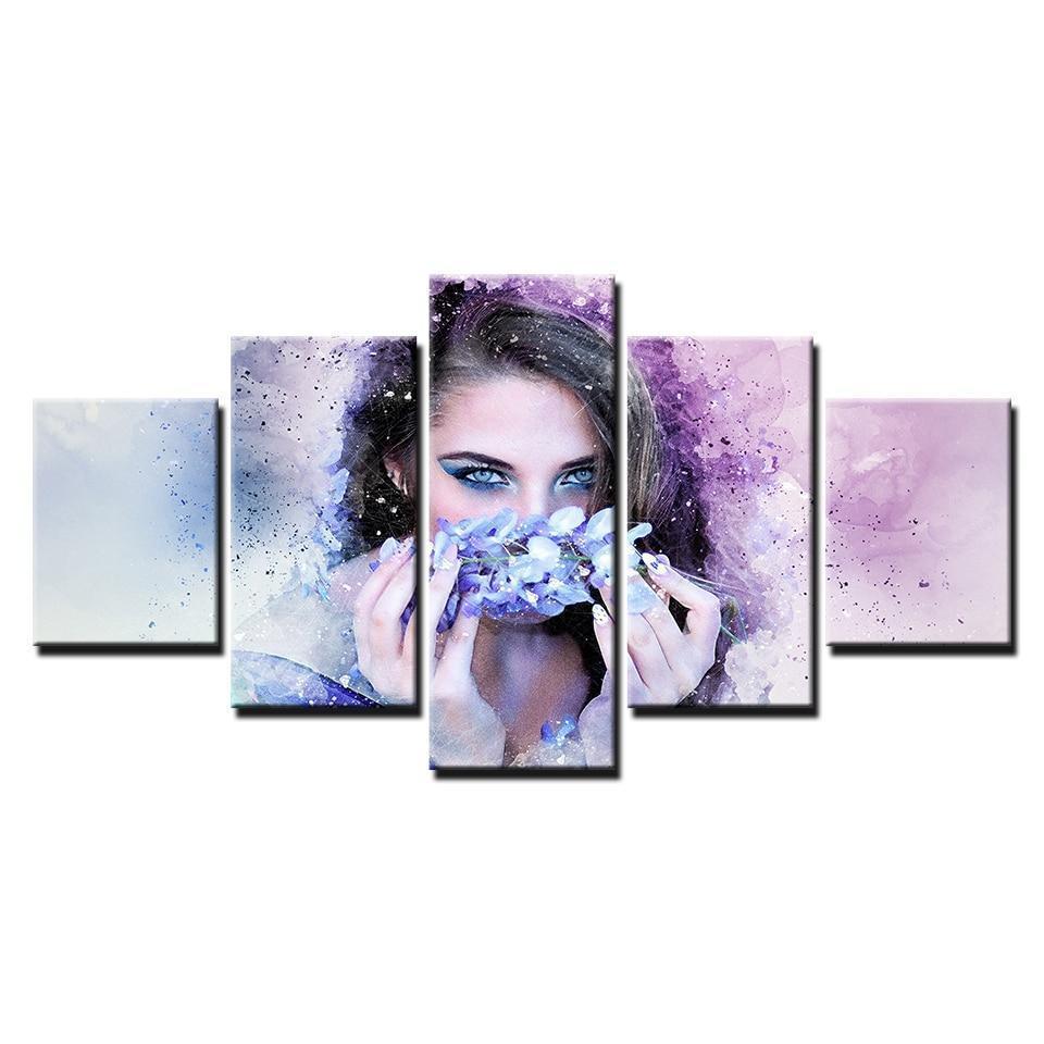 Beautiful Woman 4 Beauty Canvas Wall Art