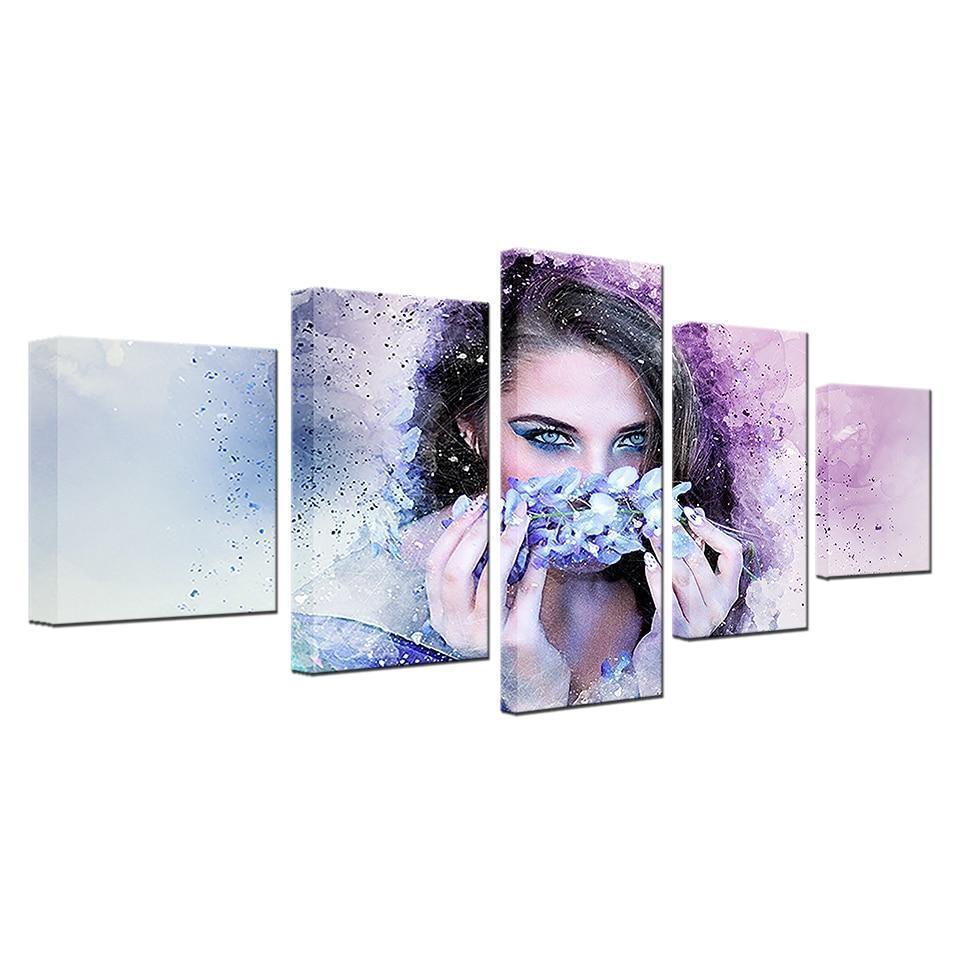 Beautiful Woman 4 Beauty Canvas Wall Art