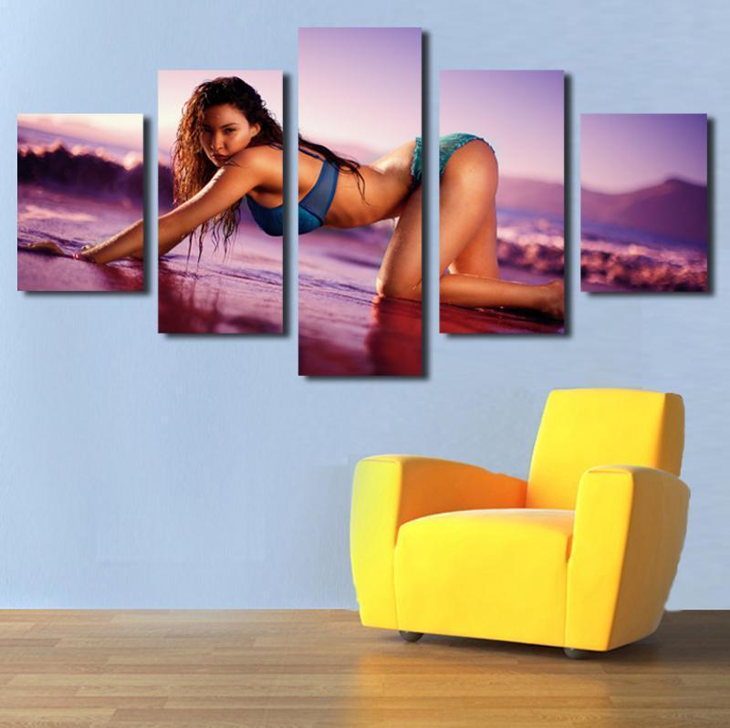 Beautiful Woman 5 Beauty Canvas Wall Art