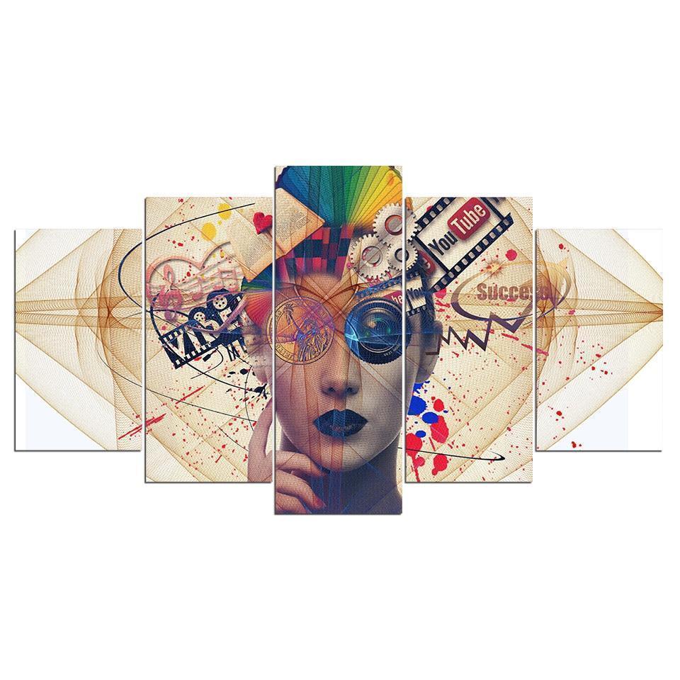 Beautiful Woman 6 Beauty Canvas Wall Art