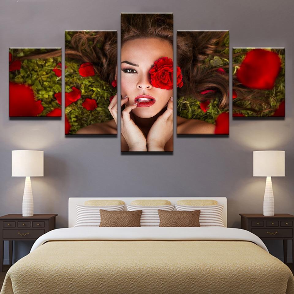 Beautiful Woman 7 Beauty Canvas Wall Art