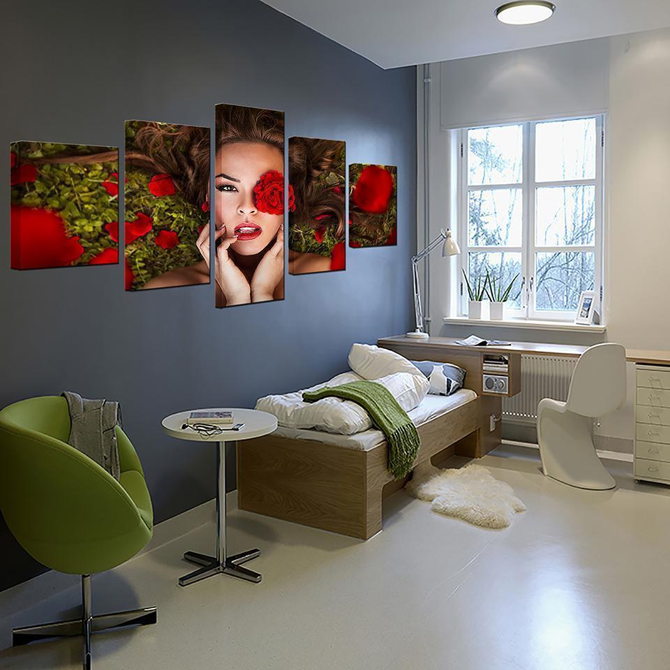 Beautiful Woman 7 Beauty Canvas Wall Art