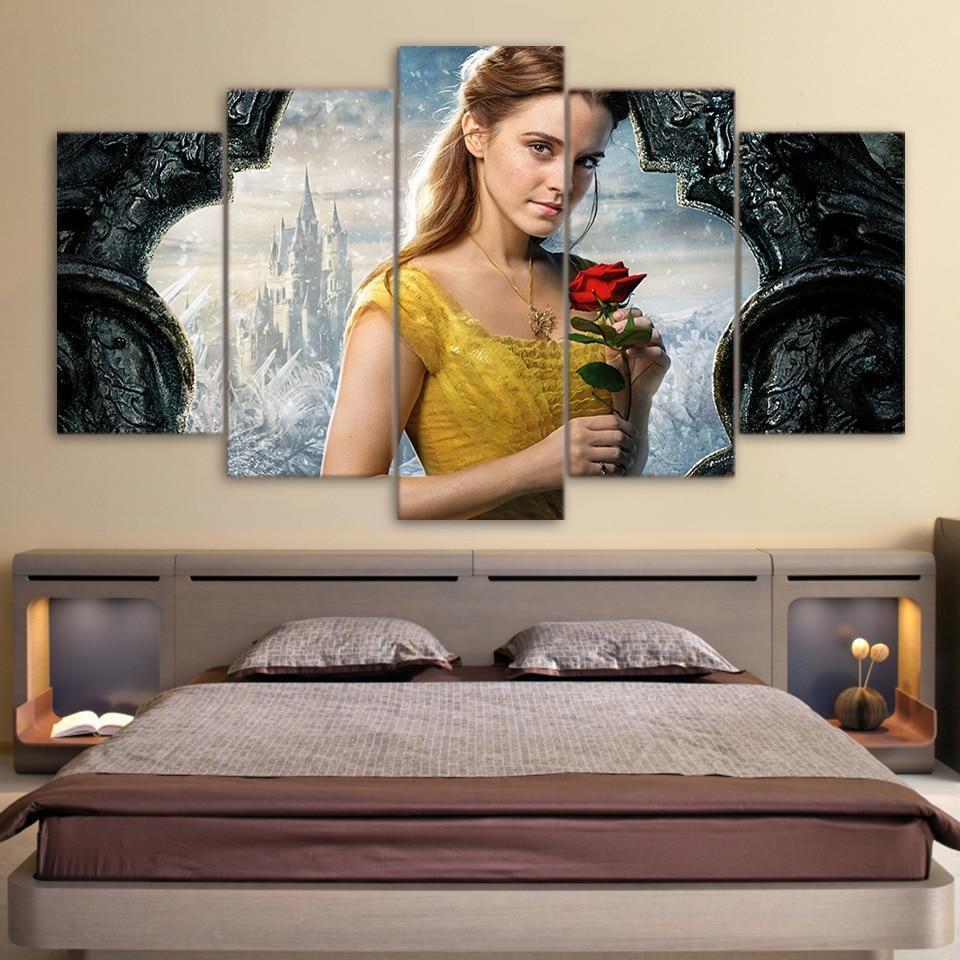 Beauty And The Beast 3 Movie Canvas Wall Art