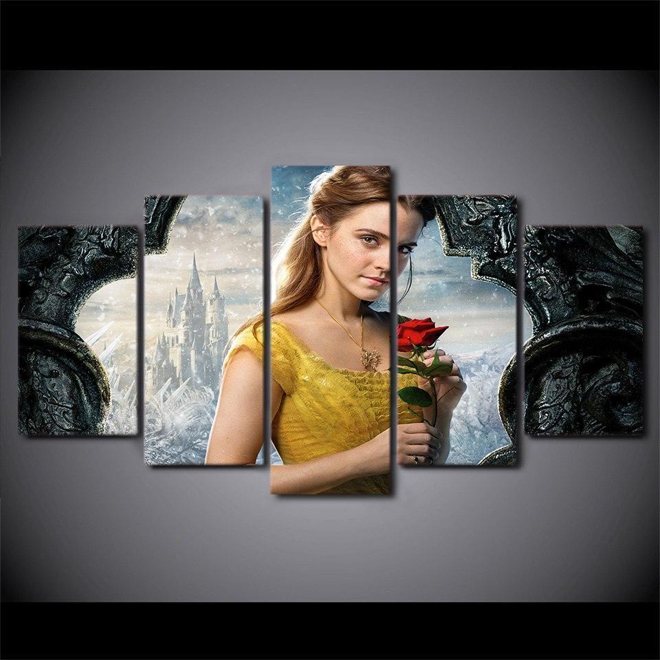Beauty And The Beast 3 Movie Canvas Wall Art