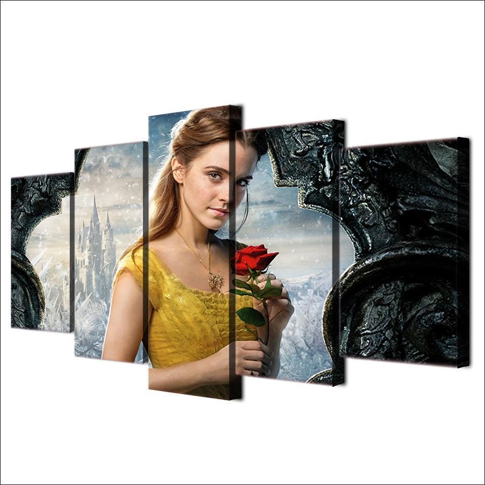 Beauty And The Beast 3 Movie Canvas Wall Art