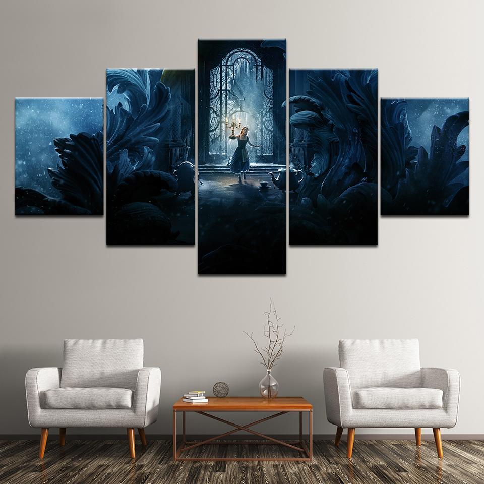 Beauty And The Beast 6 Movie Canvas Wall Art