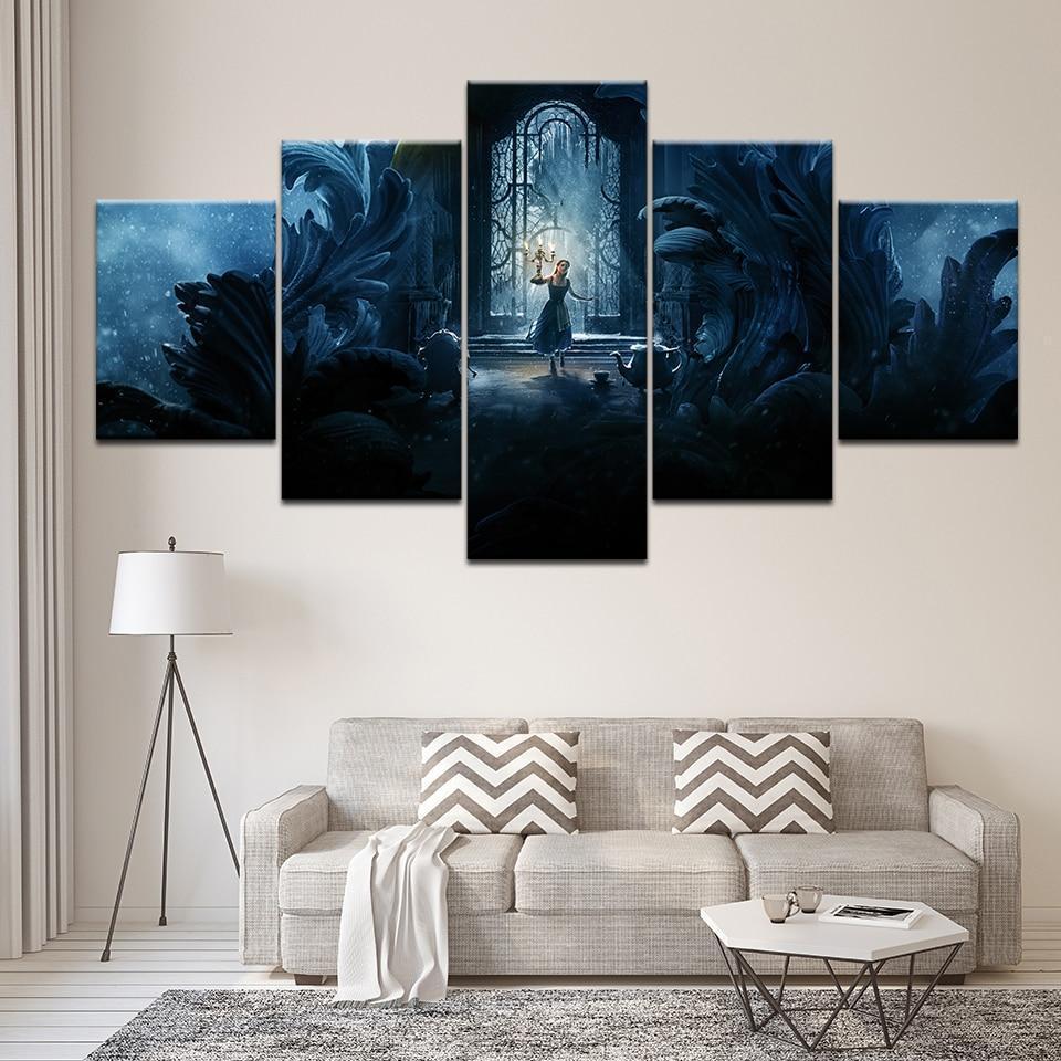 Beauty And The Beast 6 Movie Canvas Wall Art