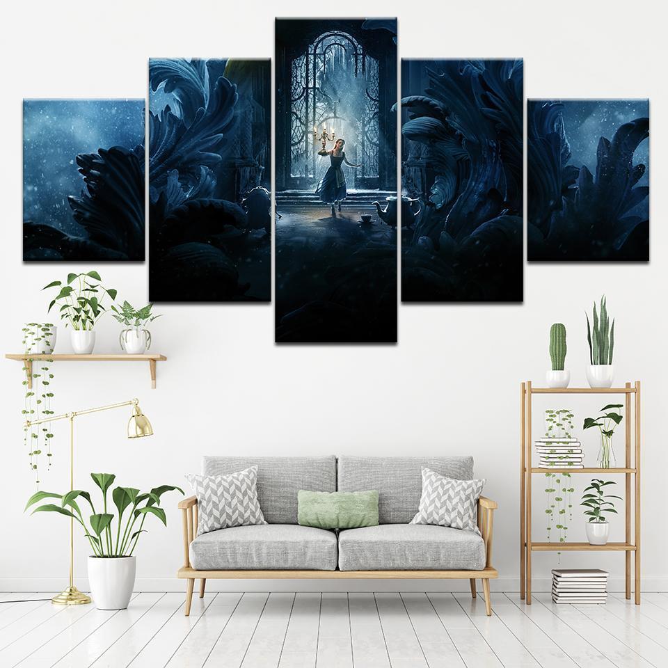 Beauty And The Beast 6 Movie Canvas Wall Art