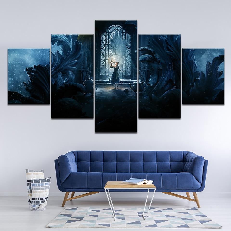 Beauty And The Beast 6 Movie Canvas Wall Art