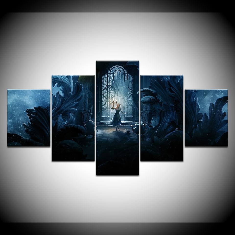 Beauty And The Beast 6 Movie Canvas Wall Art
