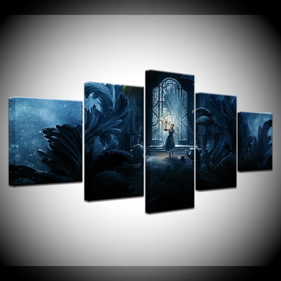Beauty And The Beast 6 Movie Canvas Wall Art