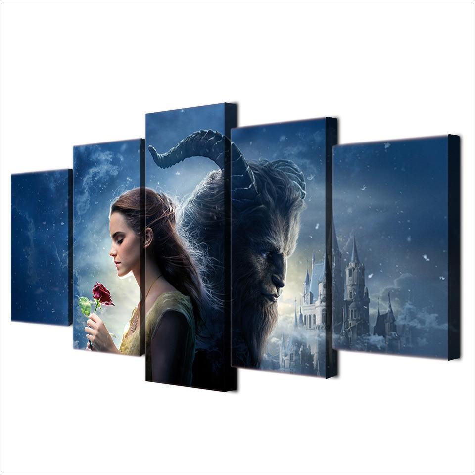 Beauty And The Beast 1 Movie Canvas Wall Art