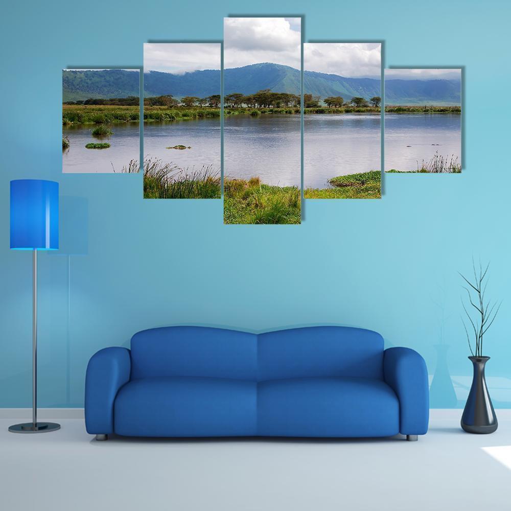 Beauty Of Nature Near Lake Manyara Nature Canvas Wall Art