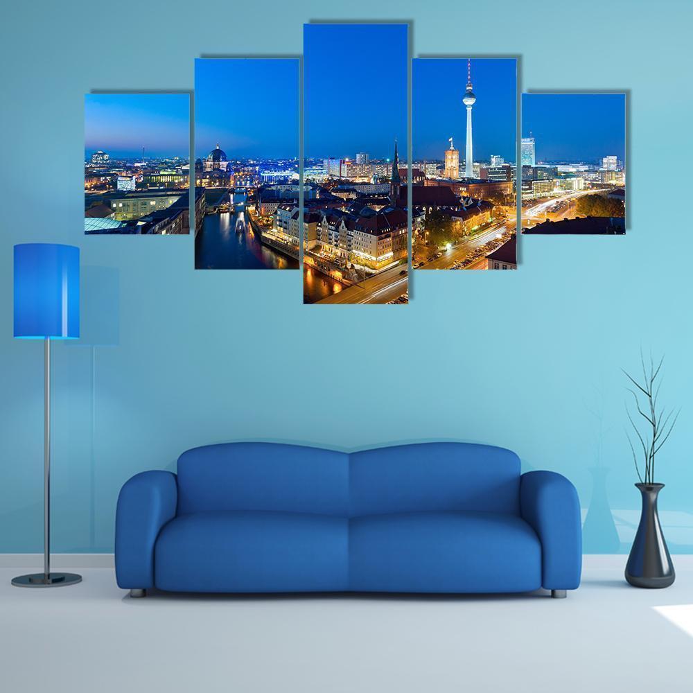 Berlin Cityscape Nature Canvas Wall Art