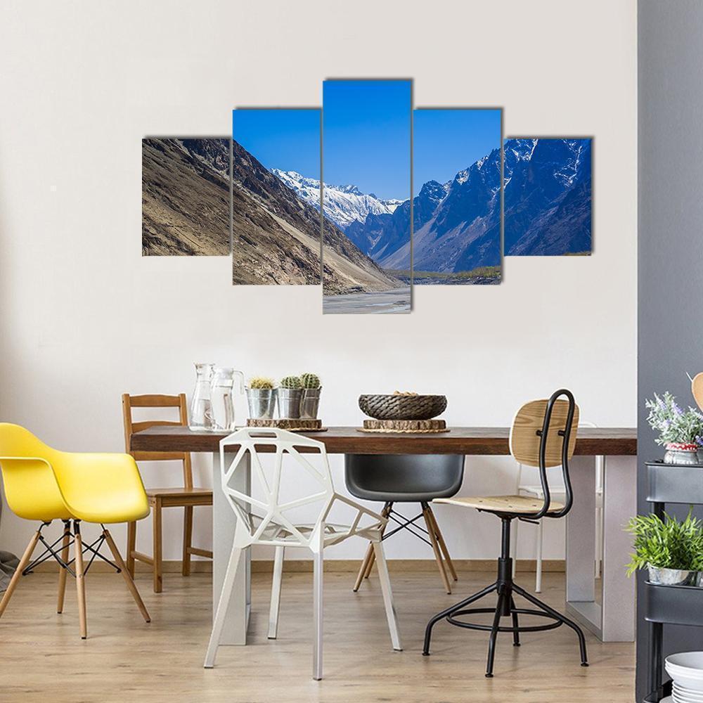 Beuatiful Landscape Of Karakorum Mountains In Pakistan Nature Canvas Wall Art