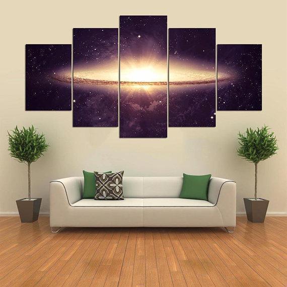 Big Bang Galaxy Space Canvas Wall Art
