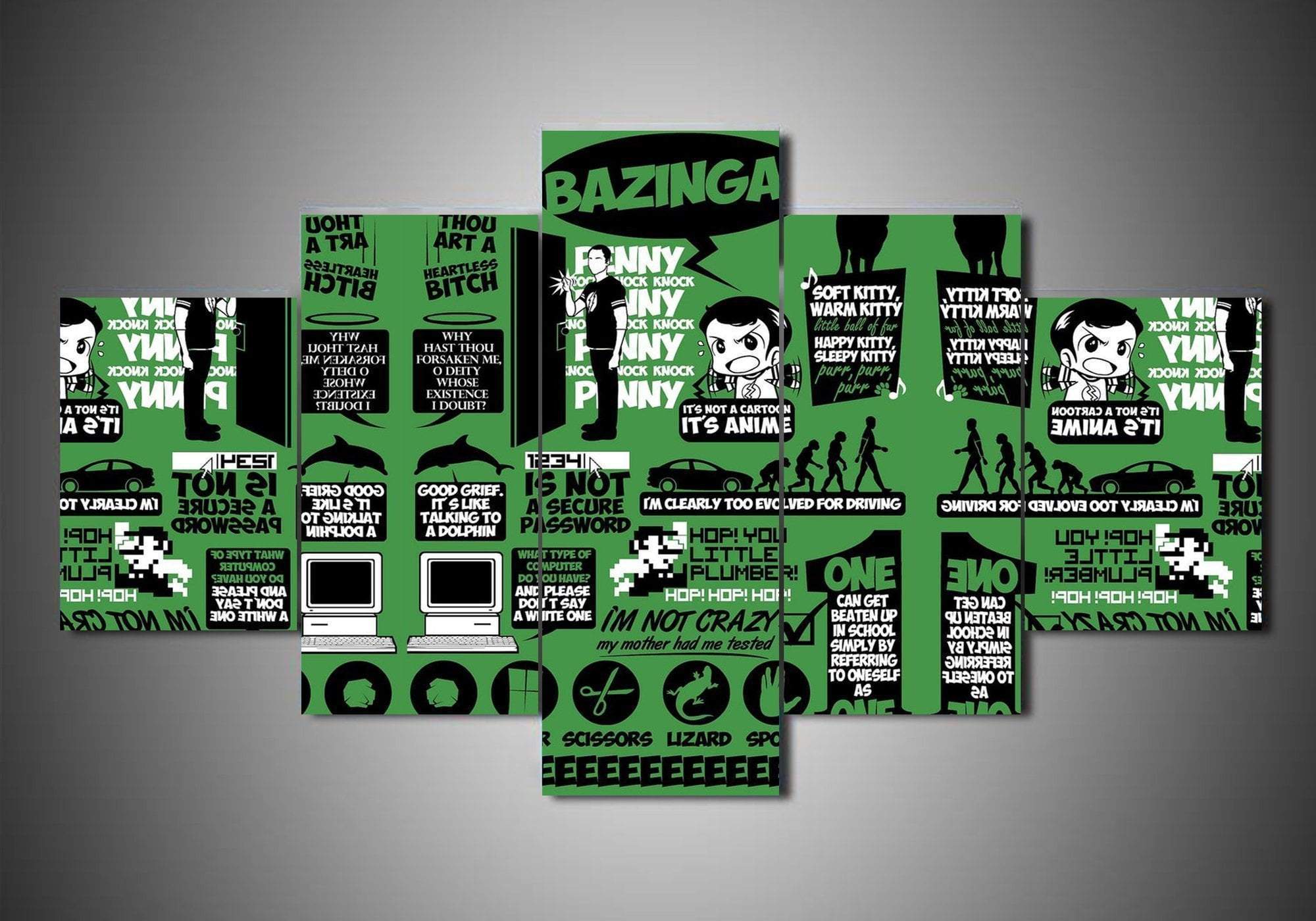 Big Bang Theories 1 Movie Canvas Wall Art
