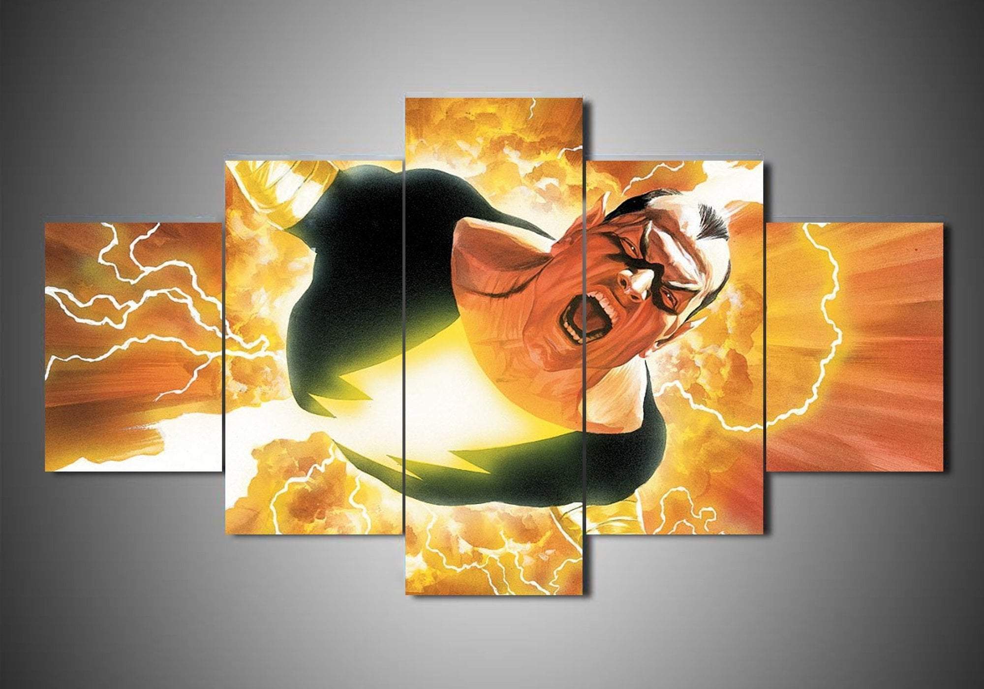 Black Adam 3 DC Canvas Wall Art