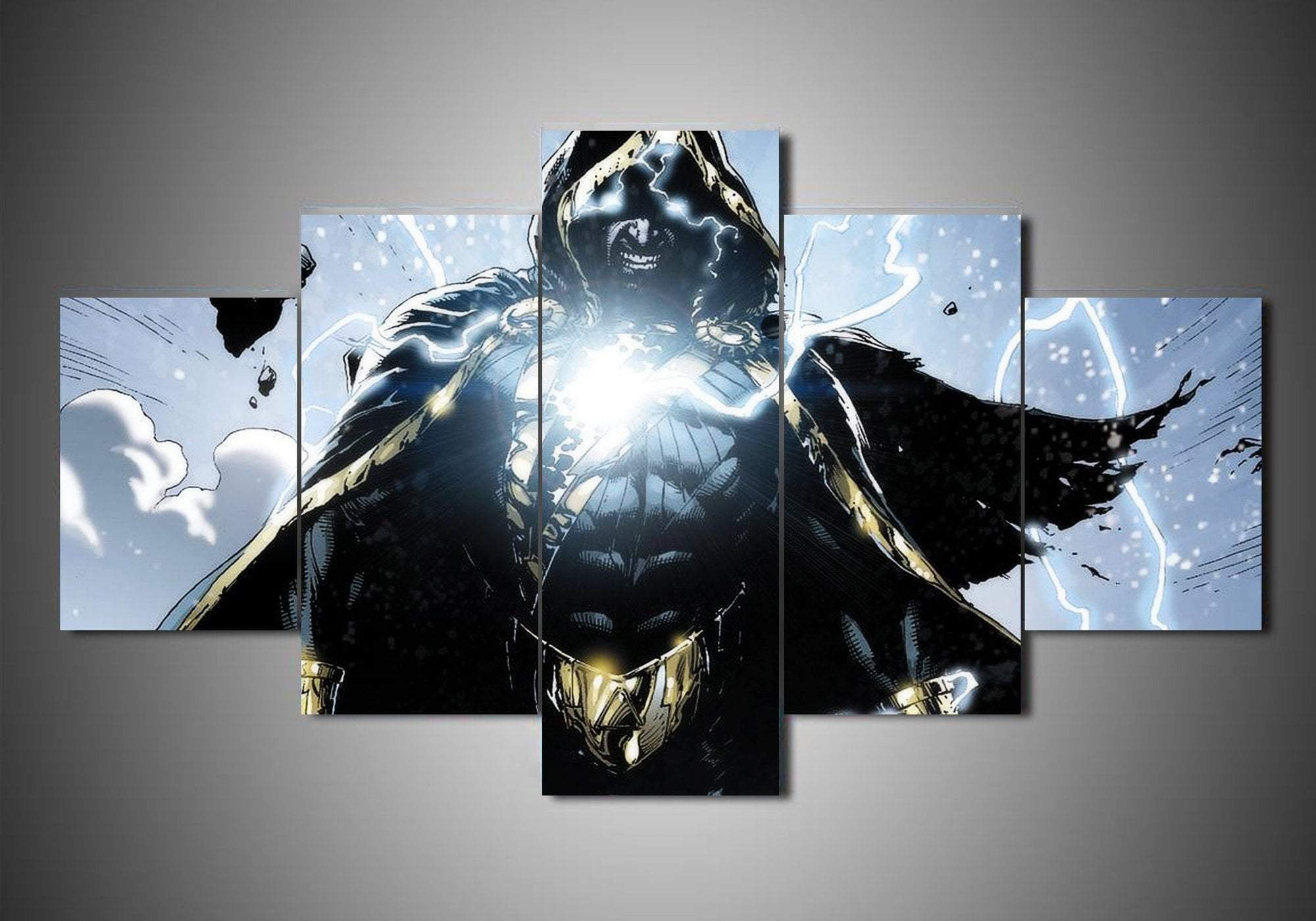Black Adam 4 DC Canvas Wall Art