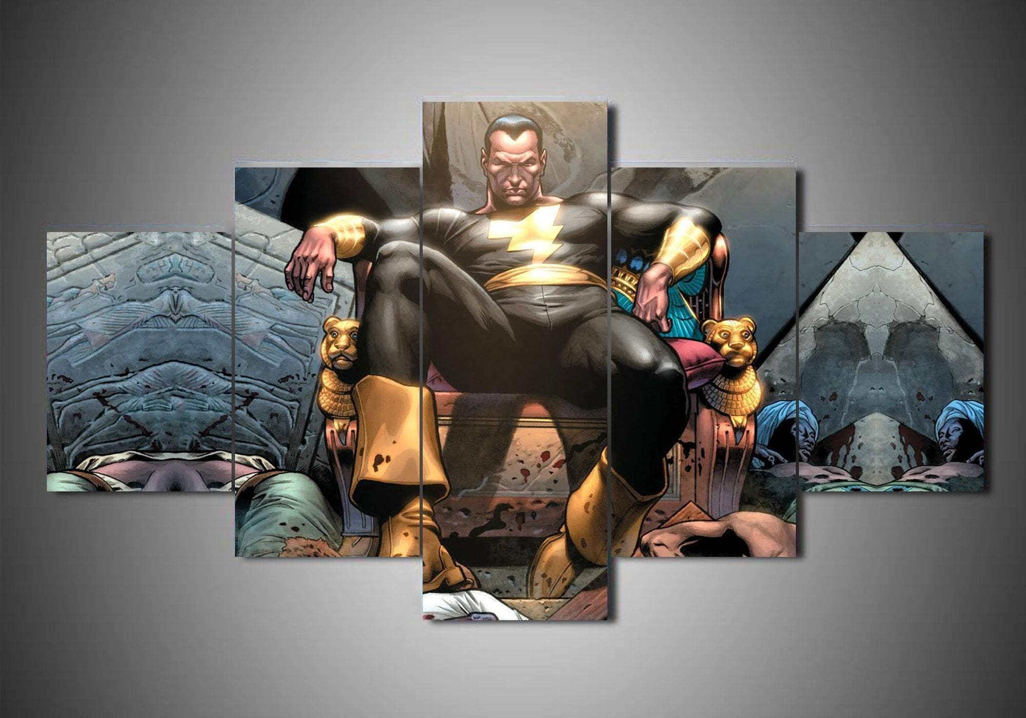 Black Adam DC Canvas Wall Art