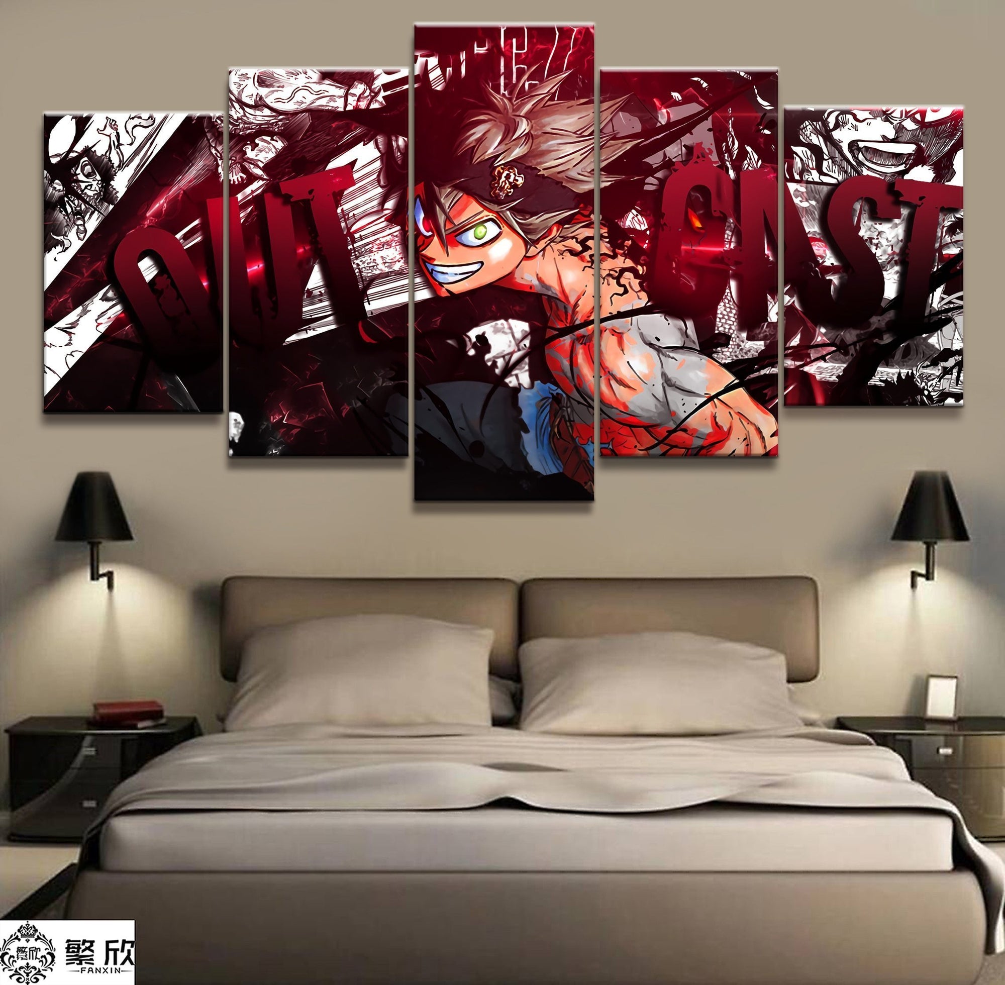 Black Clover 12 Anime Canvas Wall Art