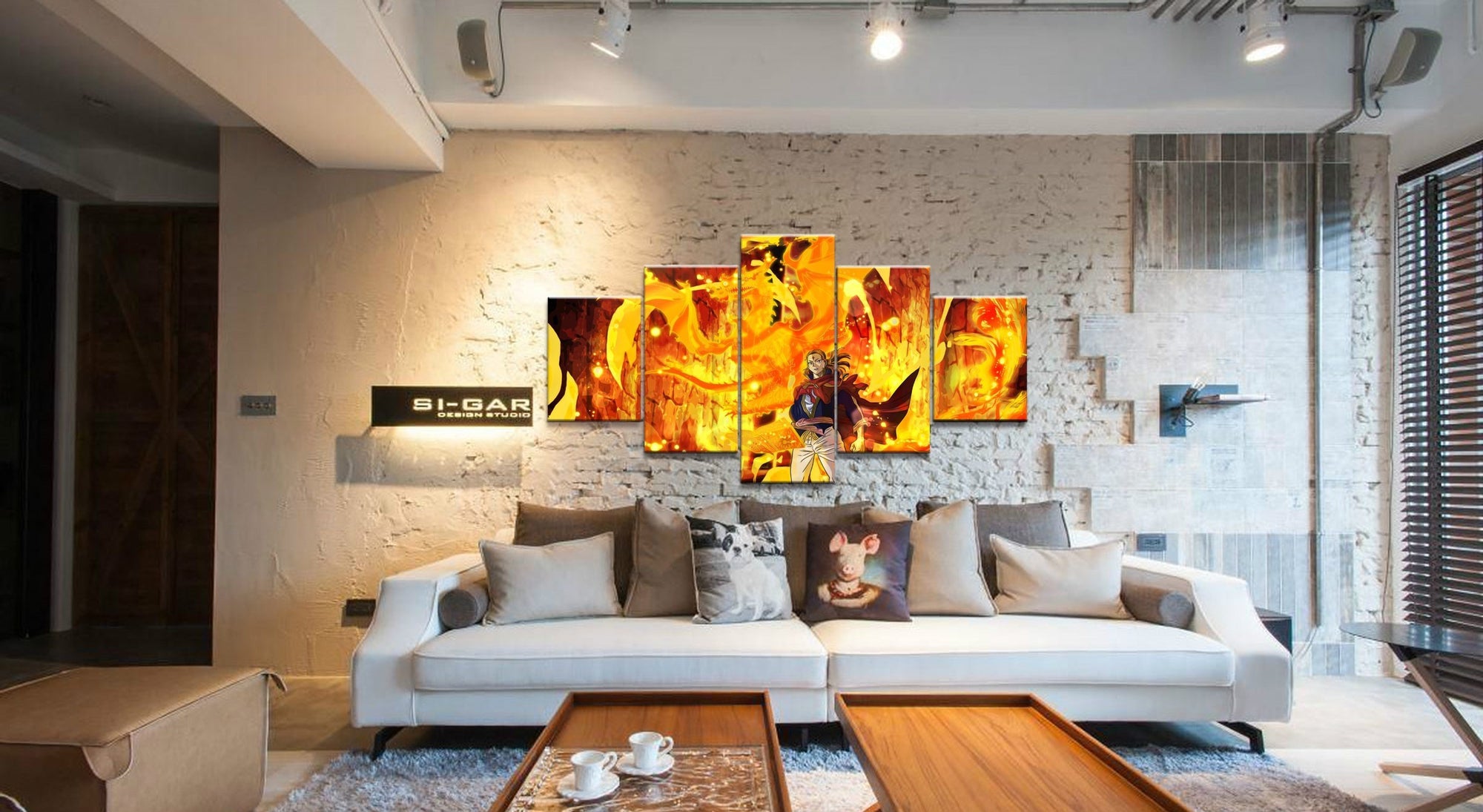 Black Clover 5 Anime Canvas Wall Art
