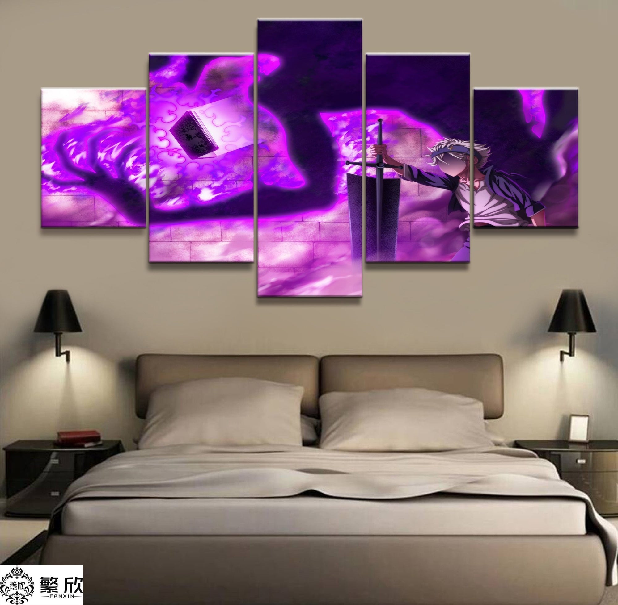 Black Clover 6 Anime Canvas Wall Art