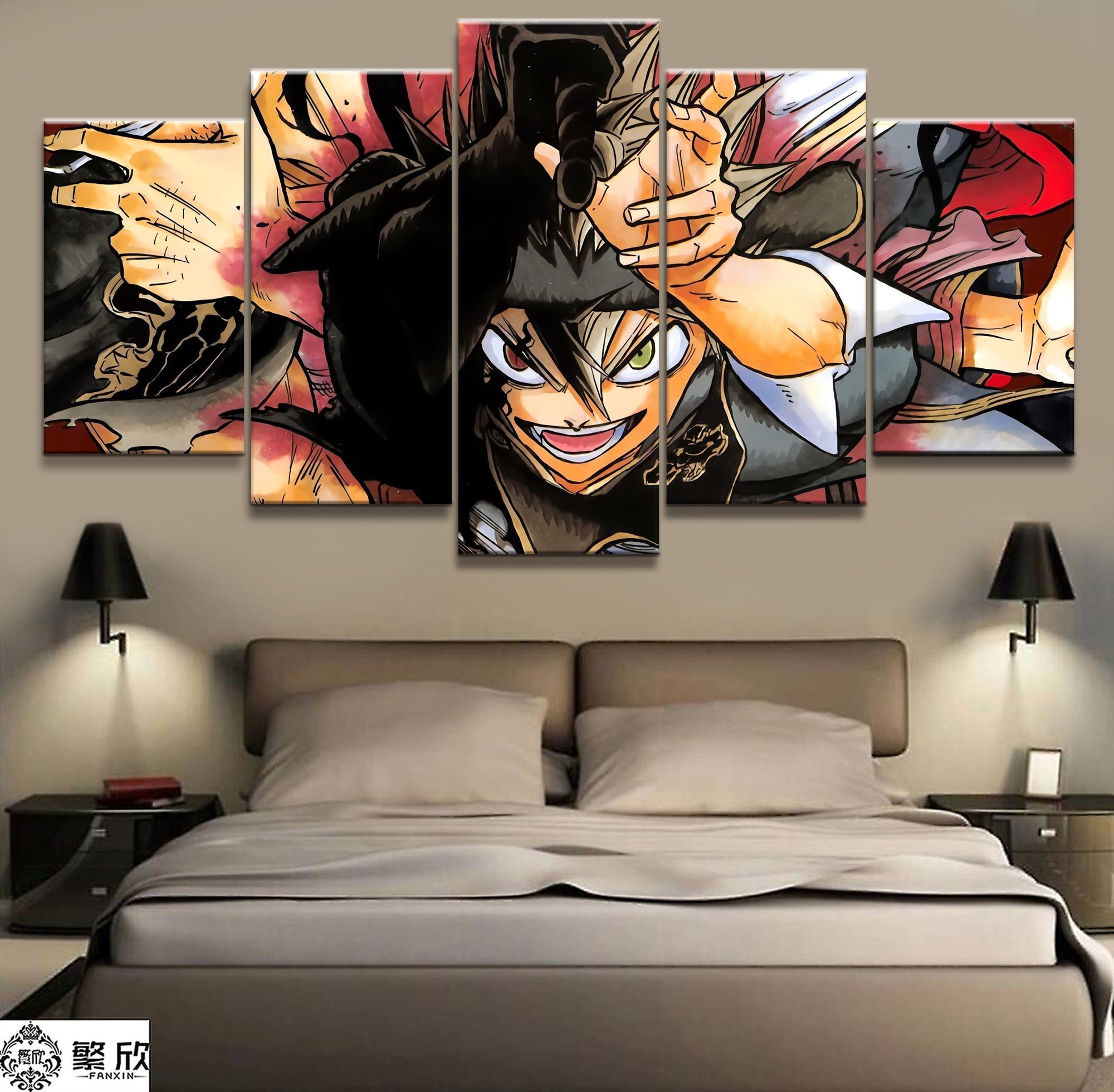 Black Clover 7 Anime Canvas Wall Art