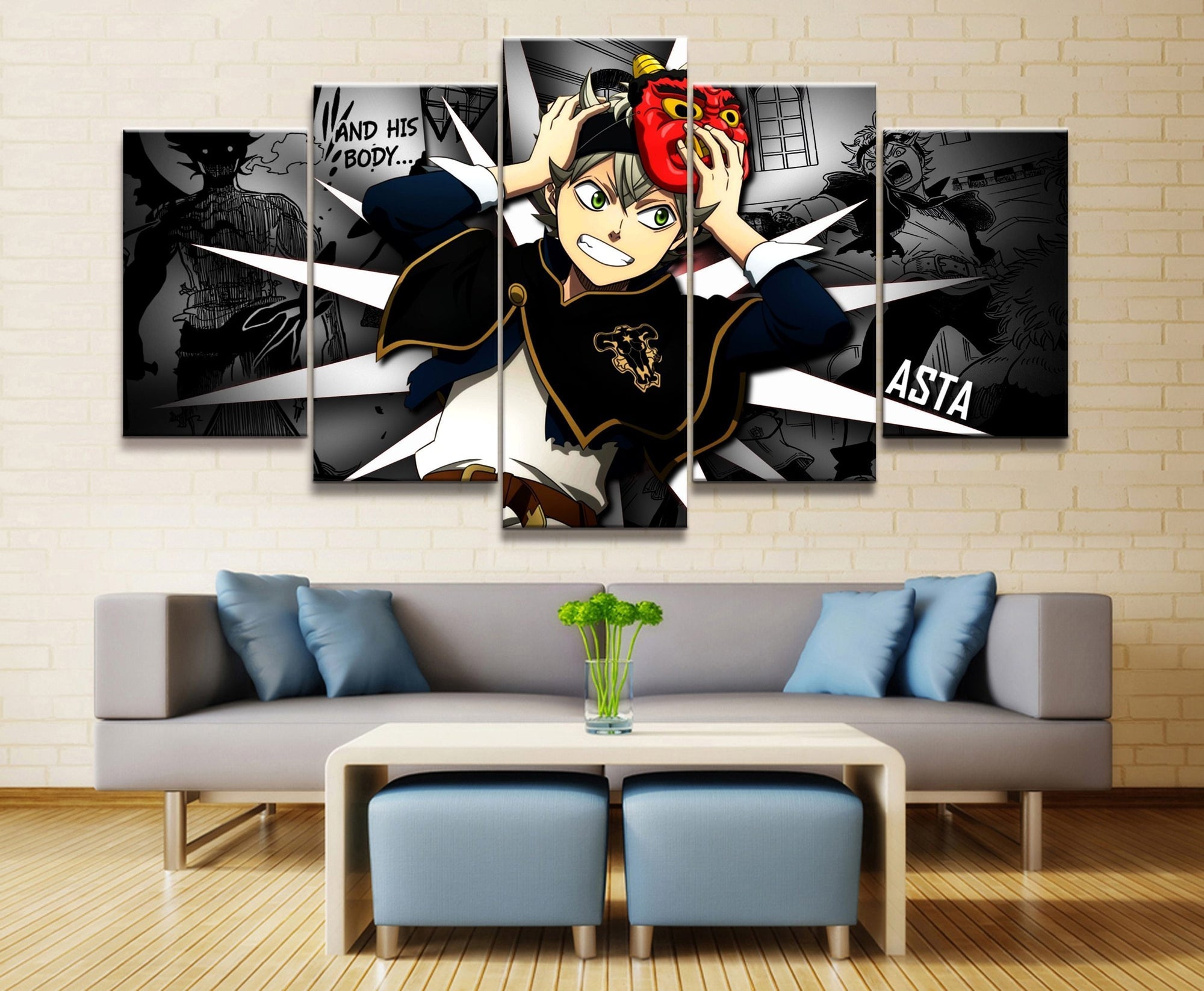 Black Clover 8 Anime Canvas Wall Art