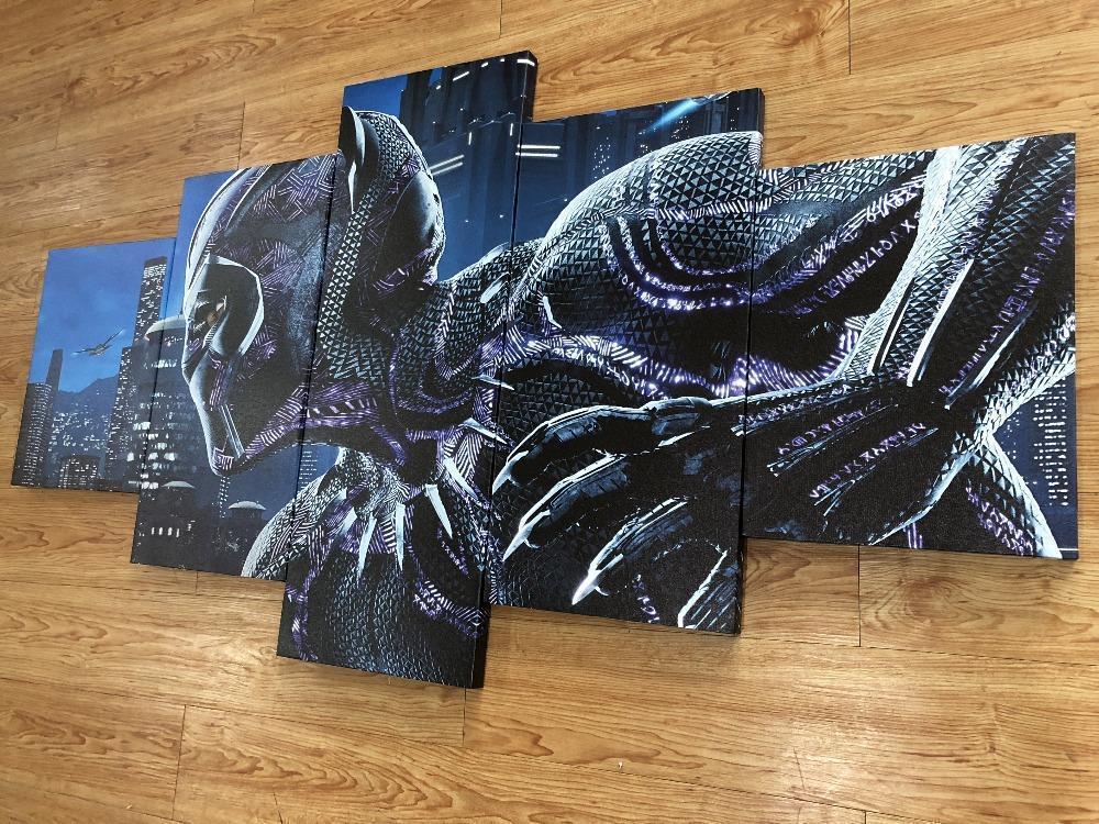 Black Panther Poster 4 Marvel Canvas Wall Art