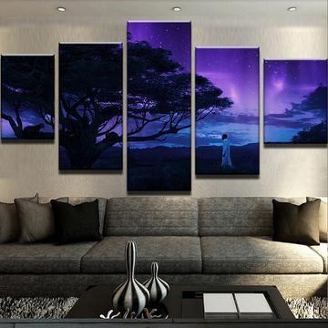 Black Panther Ancestral Plane Movie Canvas Wall Art