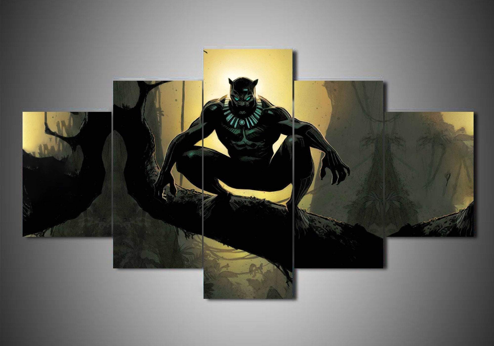 Black Panther King Marvel Canvas Wall Art