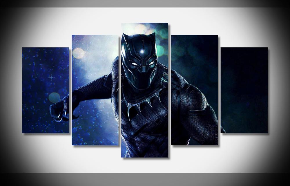Black Panther Poster 3 Marvel Canvas Wall Art