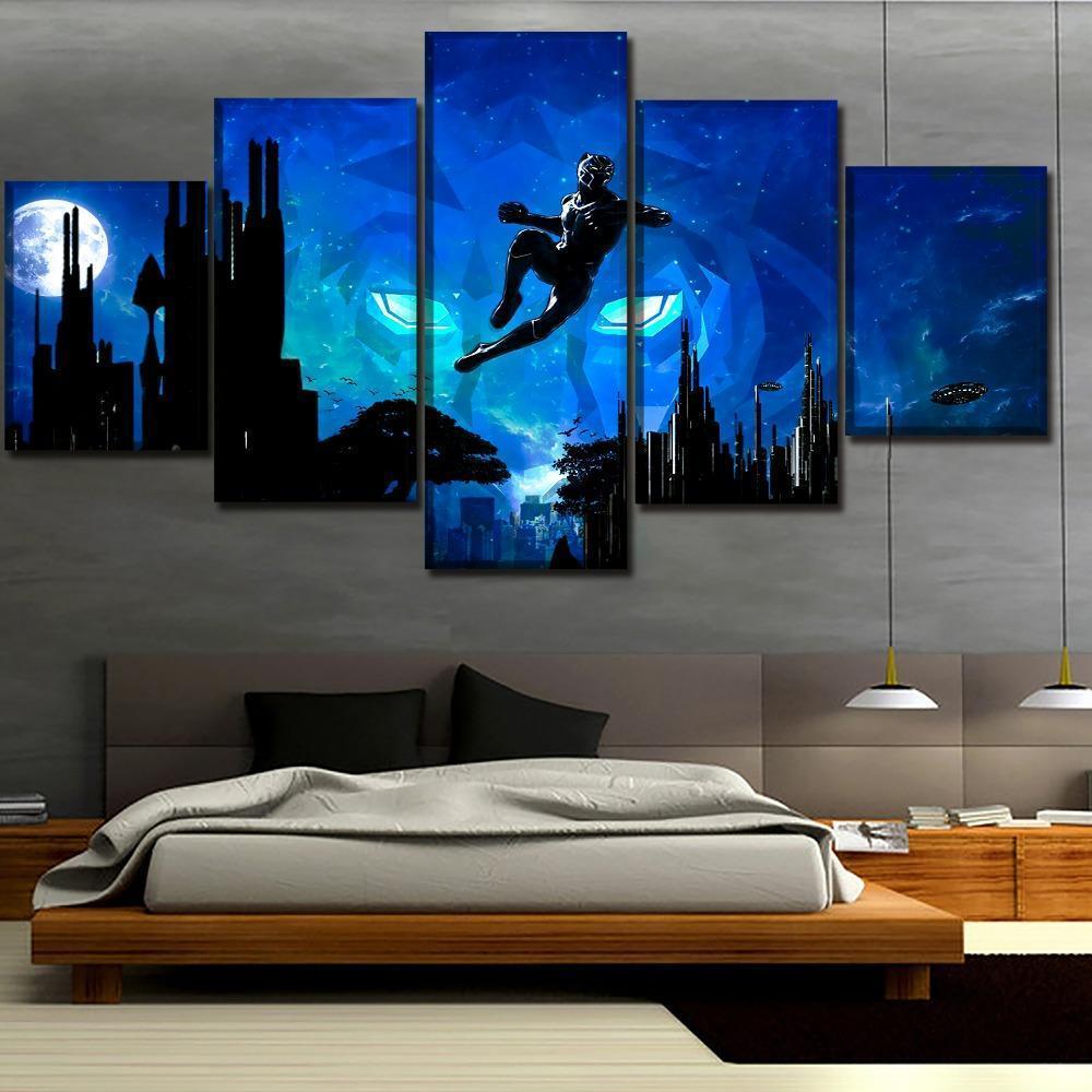 Black Panther Poster 6 Marvel Canvas Wall Art