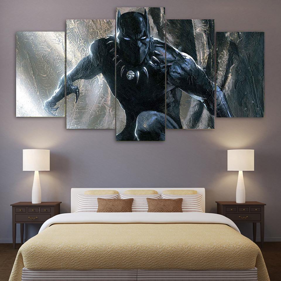 Black Panther Poster 7 Marvel Canvas Wall Art