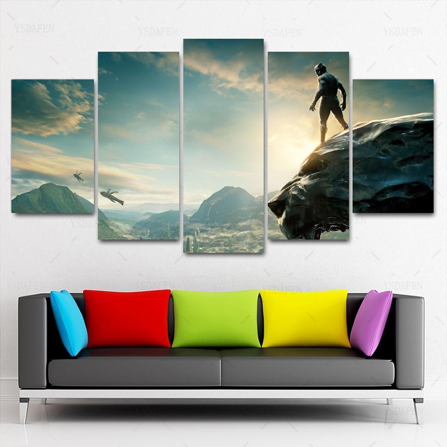 Black Panther Poster 8 Marvel Canvas Wall Art